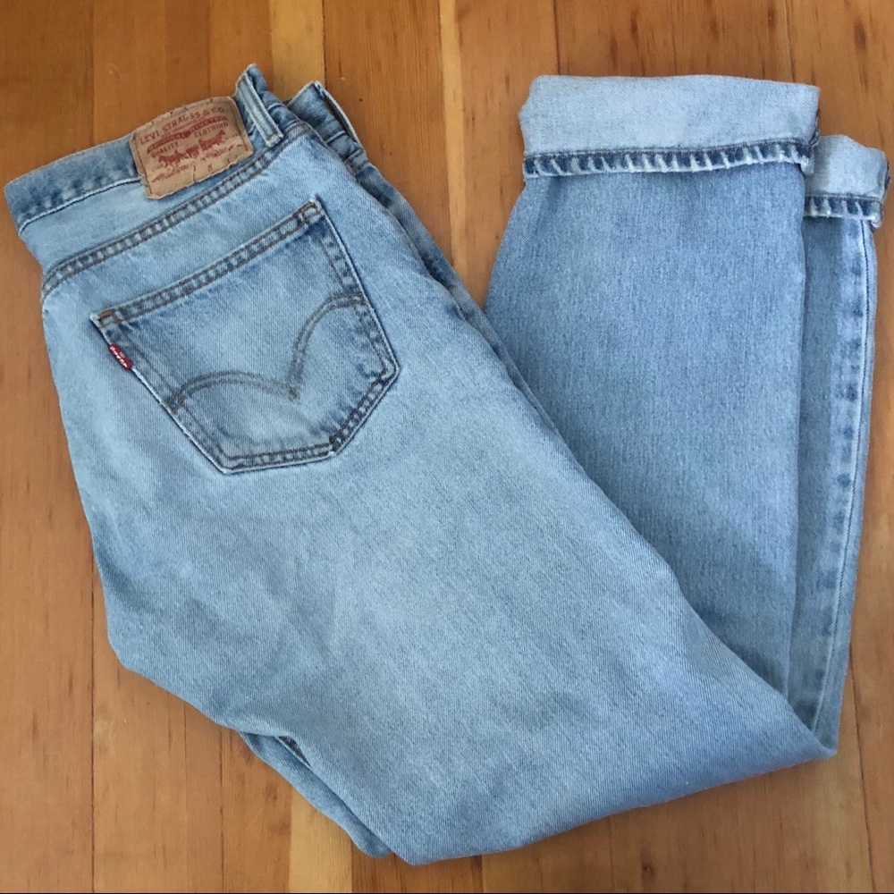 Levi’s 505 high waisted jeans